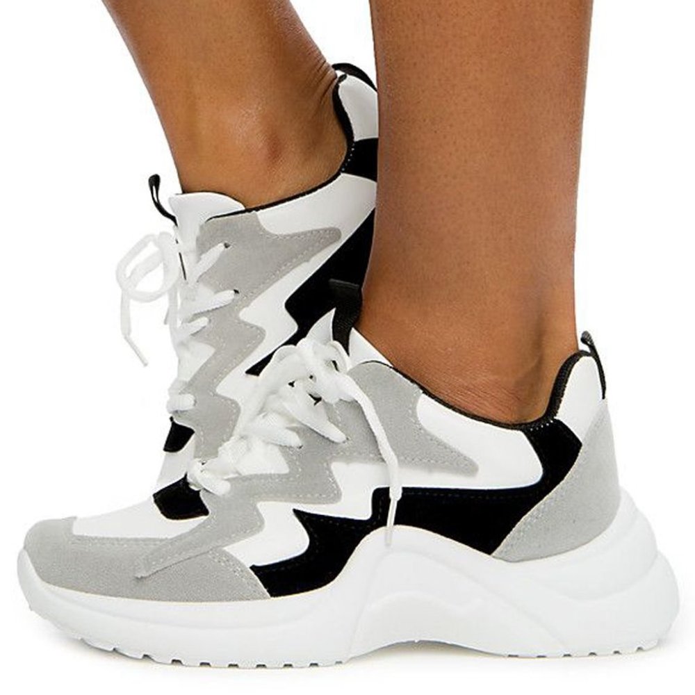 Womens Athletic Fashion Walking Sneakers Shoes NEW